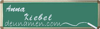 Anna Kiebel Visitenkarte
